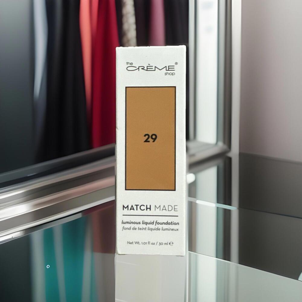 The Creme Shop Match Made Luminous Liquid Foundation #29 New in Box